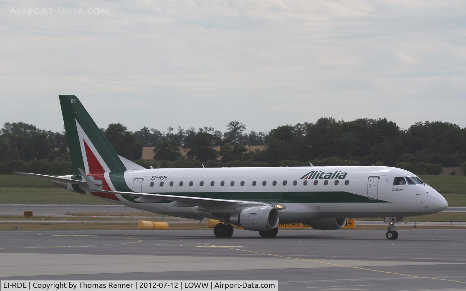 EI-RDE, 2012 Embraer 175LR (ERJ-170-200LR) C/N 17000335, Alitalia CityLiner Embraer 170