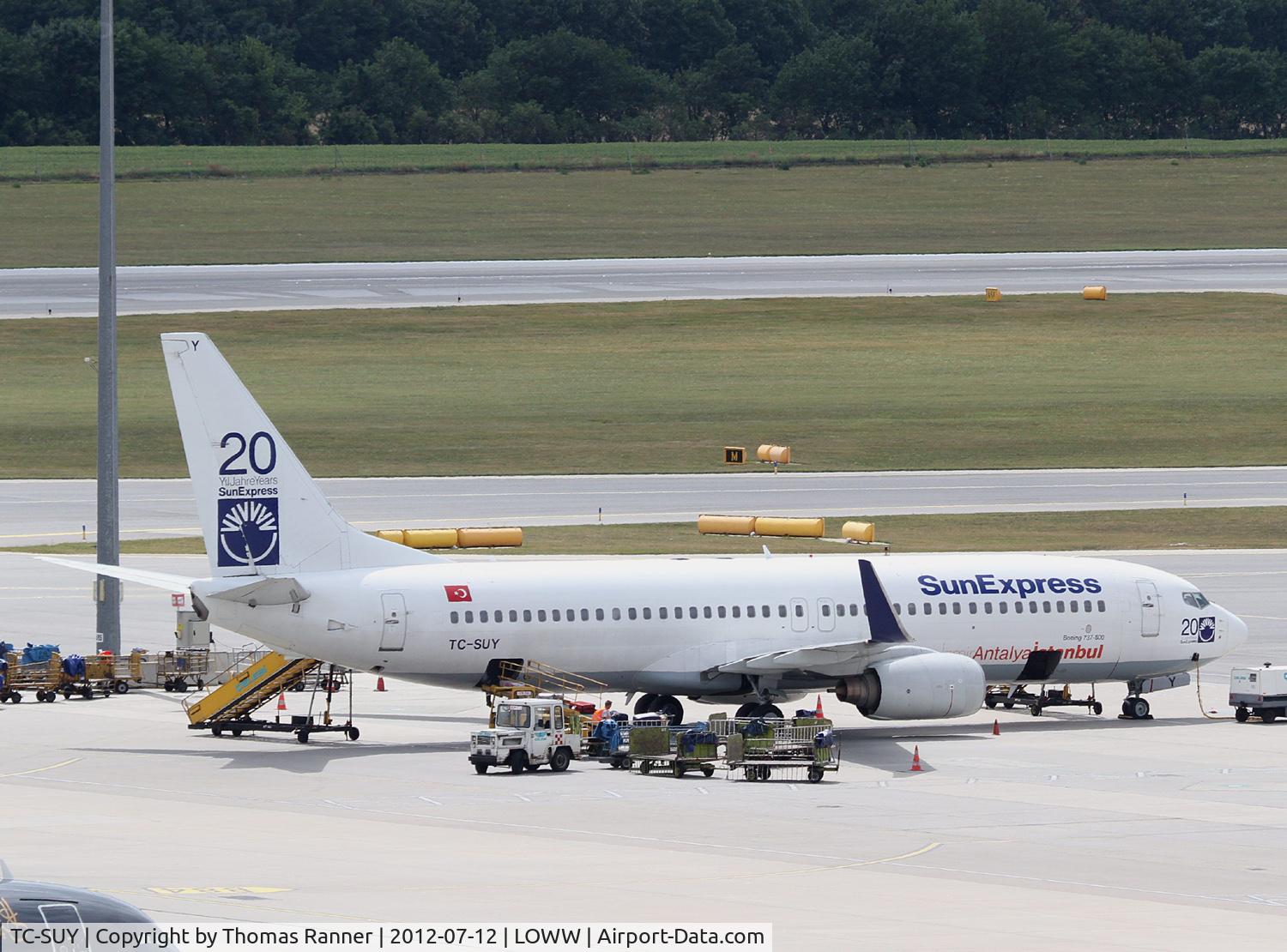 TC-SUY, 2001 Boeing 737-86N C/N 30806, SunExpress Boeing 737