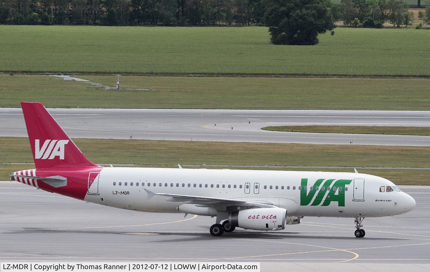 LZ-MDR, 2012 Airbus A320-232 C/N 5158, Air VIA Airbus A320
