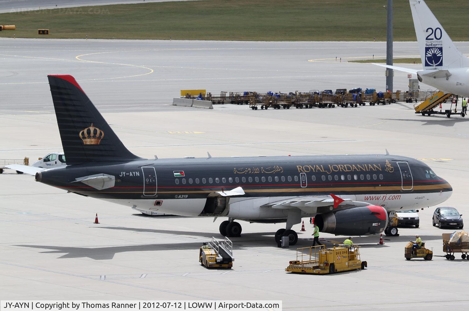JY-AYN, 2009 Airbus A319-132 C/N 3803, Royal Jordanian Airbus A319