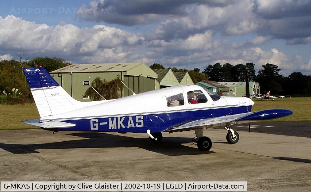 G-MKAS, 1974 Piper PA-28-140 Cherokee Cruiser C/N 28-7425338, Ex: OY-BGV > G-BKVR > G-MKAS - Originally owned to, Aviamar Ltd in October 1983 as G-BKVR. Currently owned to, MK Aero Support Ltd since April 1998 as G-MKAS.