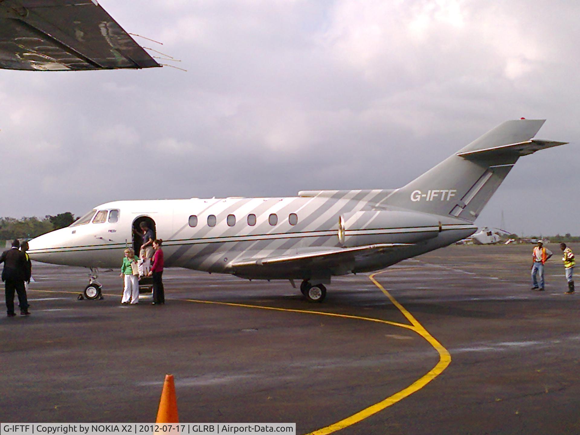 G-IFTF, 1985 British Aerospace BAe.125-800B C/N 258021, MONROVIA, LIBERIA