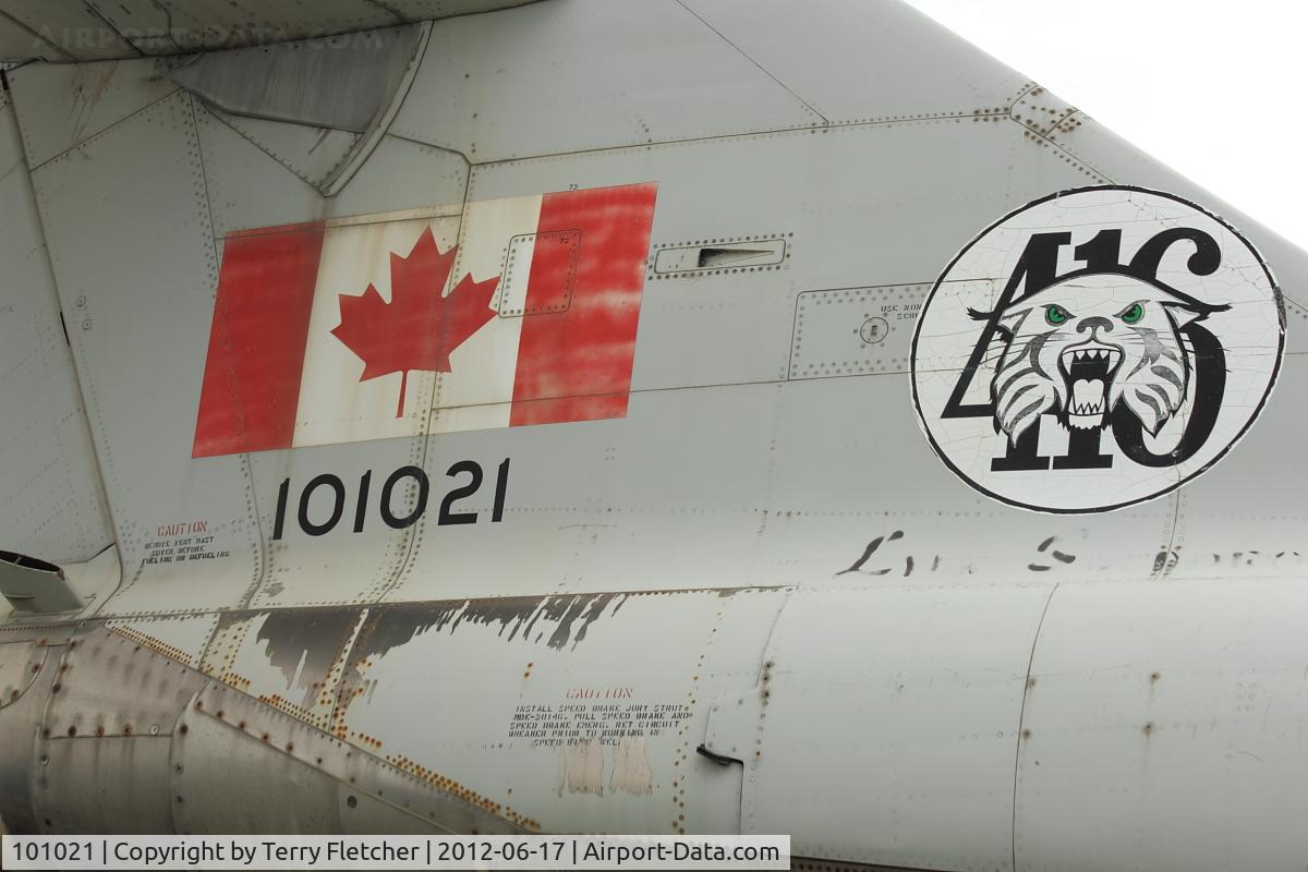 101021, 1957 McDonnell CF-101B Voodoo C/N 499, At Aero Space Museum of Calgary