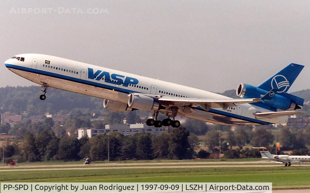 PP-SPD, 1990 McDonnell Douglas MD-11F C/N 48411, Regards from VASP