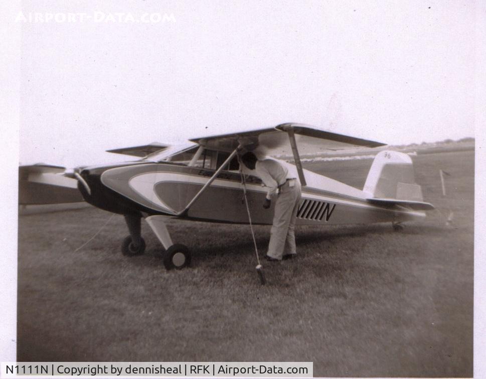 N1111N, 1957 Wittman W-8 Tailwind C/N 70, WHITMAN W-8