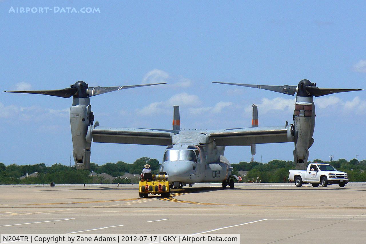 N204TR, Bell-Boeing MV-22B Osprey C/N D0043, MV-22 Osprey at Arlington Municipal - Undergoing intake modification testing for the USMC
