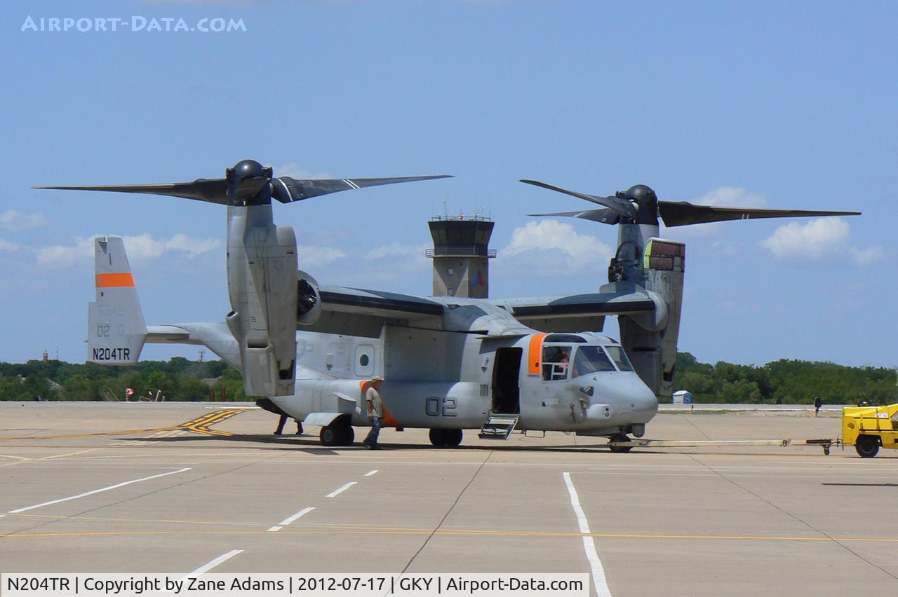 N204TR, Bell-Boeing MV-22B Osprey C/N D0043, MV-22 Osprey at Arlington Municipal - Undergoing intake modification testing for the USMC