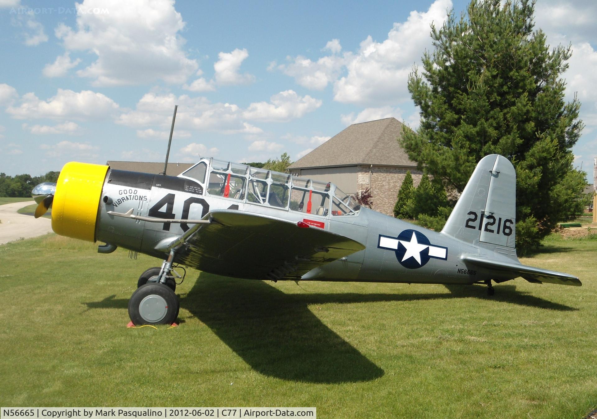 N56665, 1946 Consolidated Vultee BT-13A C/N 7861, Vultee BT-13A