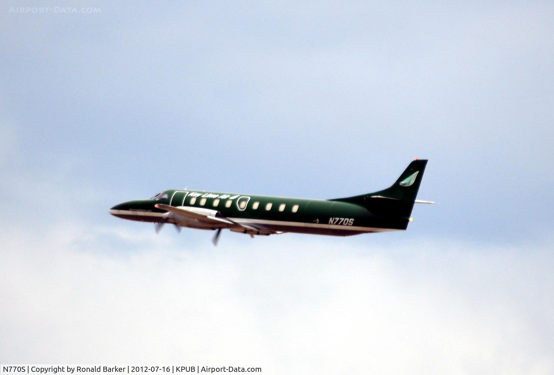 N770S, 1978 Swearingen SA-226TC Metro II C/N TC-248, Takeoff Pueblo