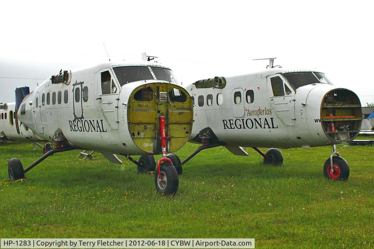 HP-1283, 1969 De Havilland Canada DHC-6-300 Twin Otter C/N 269, eX Aeroperlas Twin Otters HP-1283 and HP-1281 at Springbank