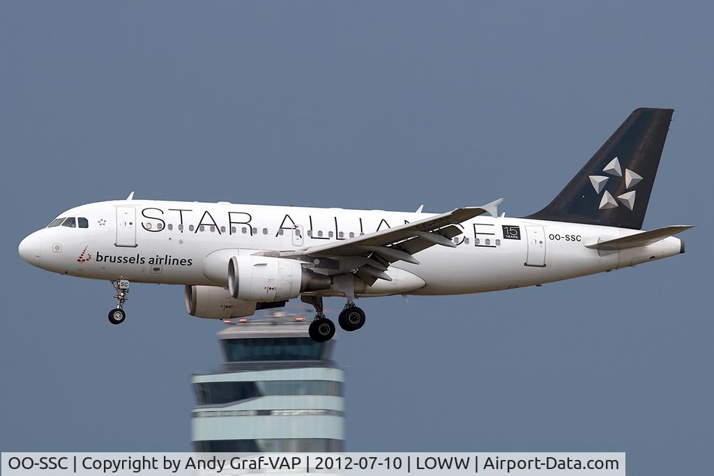OO-SSC, 1999 Airbus A319-112 C/N 1086, Brussels Airlines A319