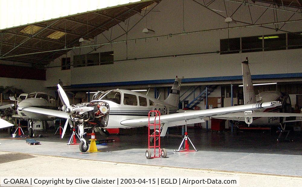 G-OARA, 1988 Piper PA-28R-201 Cherokee Arrow III C/N 2837002, Ex: N9622N > N802ND > G-OARA - Originnally owned to, Plane Talking Ltd in October 1998 and currently with, Obmit Ltd since September 2007.