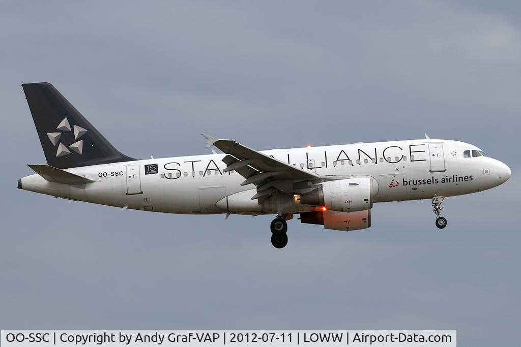 OO-SSC, 1999 Airbus A319-112 C/N 1086, Brussels Airlines A319