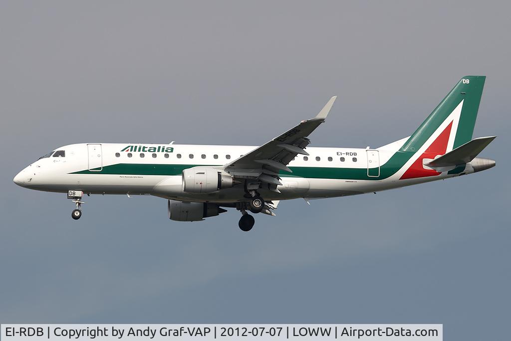 EI-RDB, 2011 Embraer 175LR (ERJ-170-200LR) C/N 17000331, Alitalia EMB175