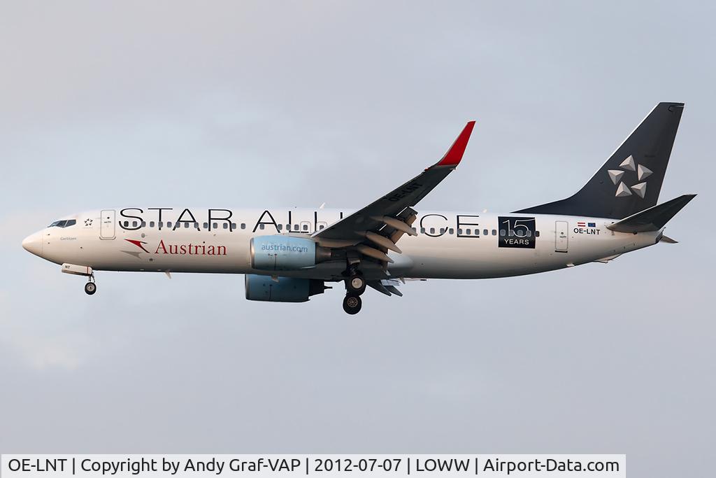 OE-LNT, 2006 Boeing 737-8Z9 C/N 33834, Austrian Airlines 737-800