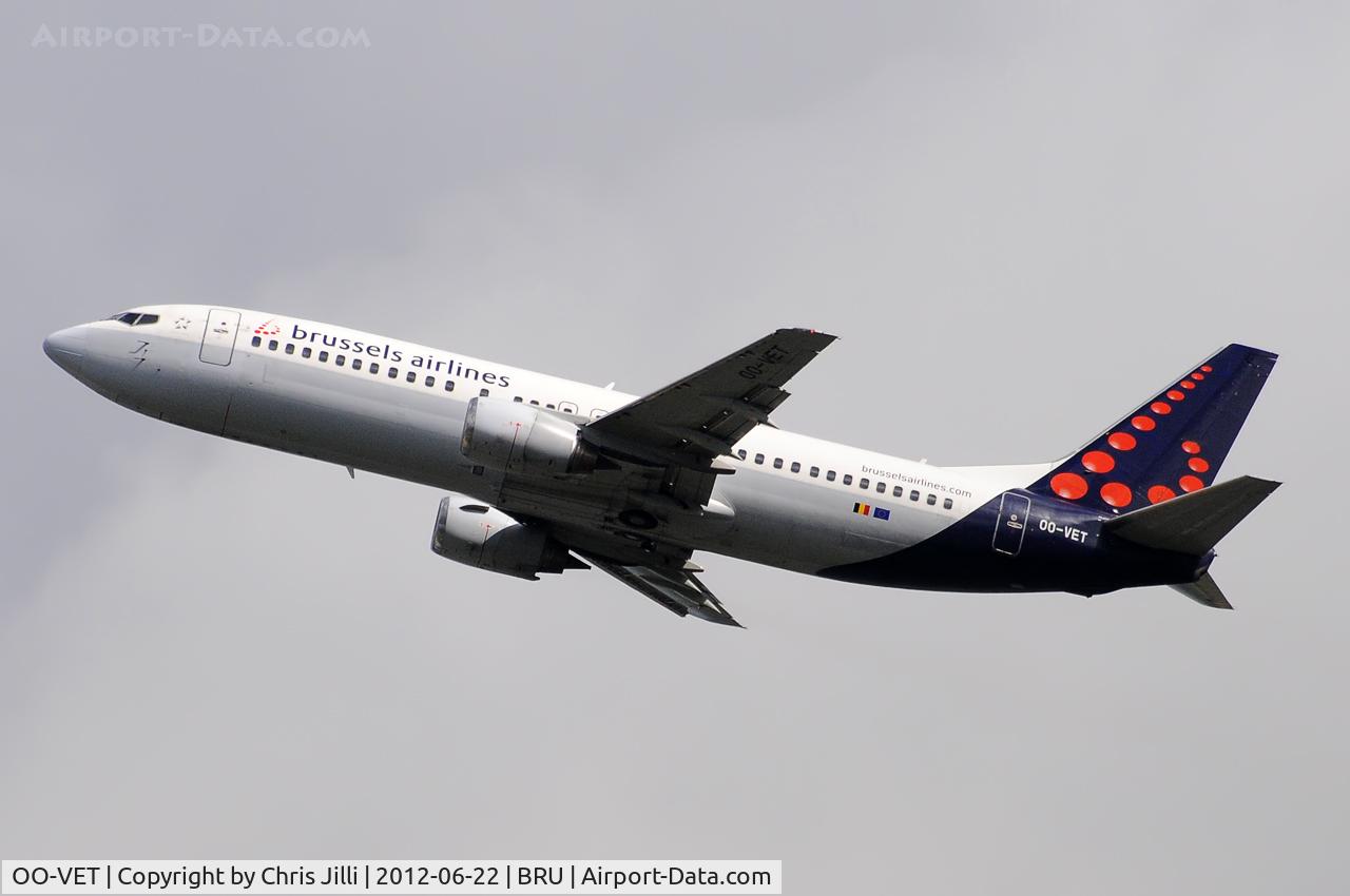 OO-VET, 1998 Boeing 737-4Q8 C/N 28202, Brussels Airlines