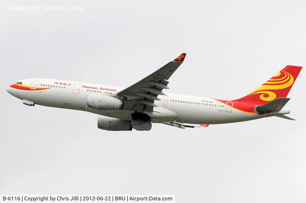 B-6116, 2007 Airbus A330-243 C/N 875, Hainan Airlines