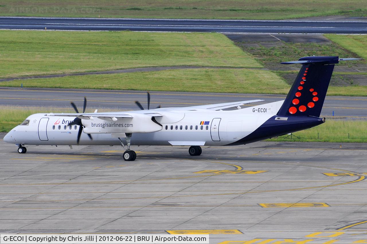 G-ECOI, 2008 De Havilland Canada DHC-8-402Q Dash 8 C/N 4224, Brussels Airlines