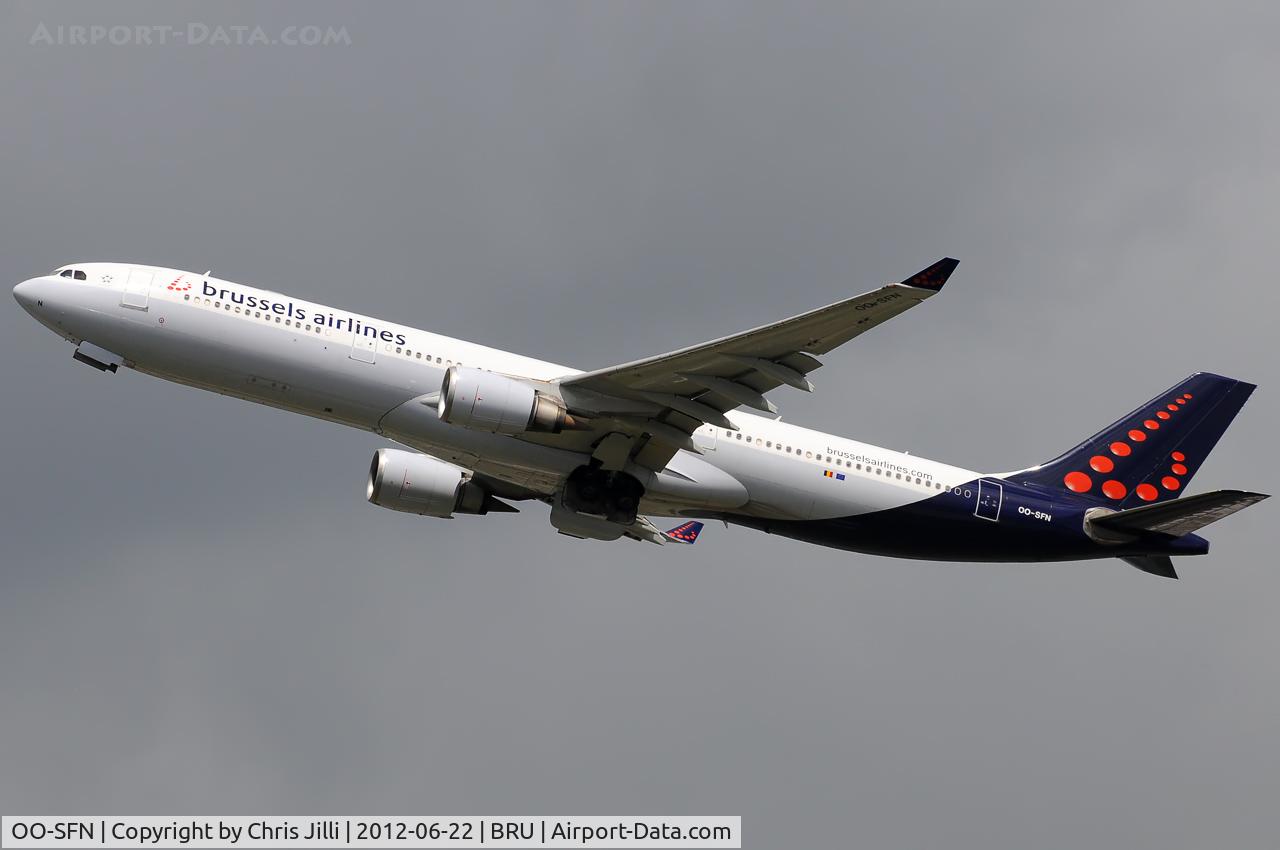 OO-SFN, 1993 Airbus A330-301 C/N 037, Brussels Airlines