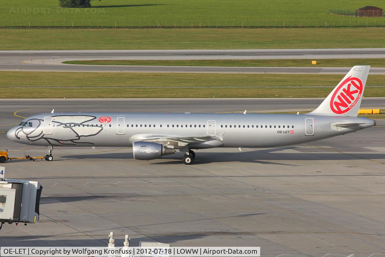 OE-LET, 2009 Airbus A321-211 C/N 3830, FlyNiki