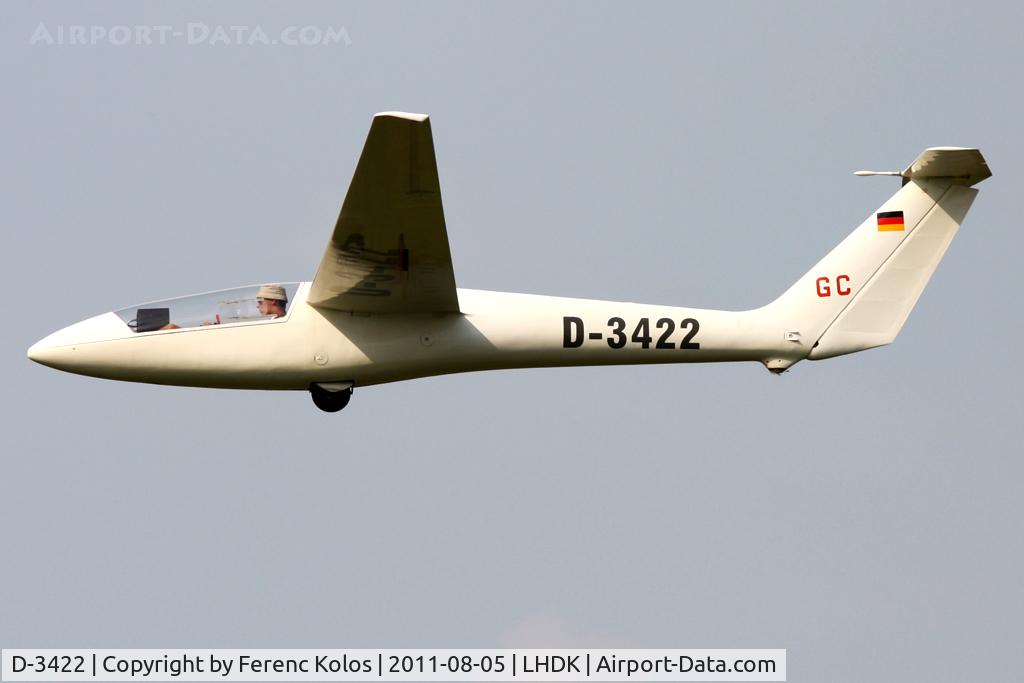 D-3422, 1972 PZL-Bielsko SZD-36A Cobra 15 C/N W-569, Dunakeszi