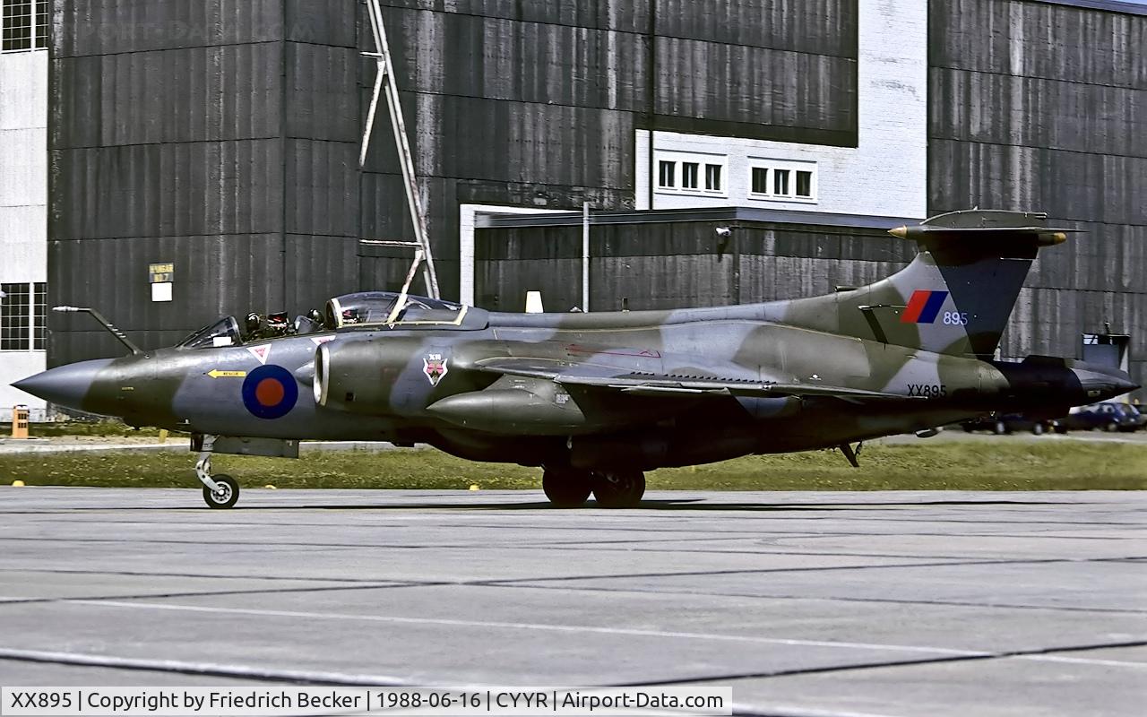 XX895, 1975 Hawker Siddeley Buccaneer S.2B C/N B3-04-74, taxying to the flightline after crossing the Atlantic westbound