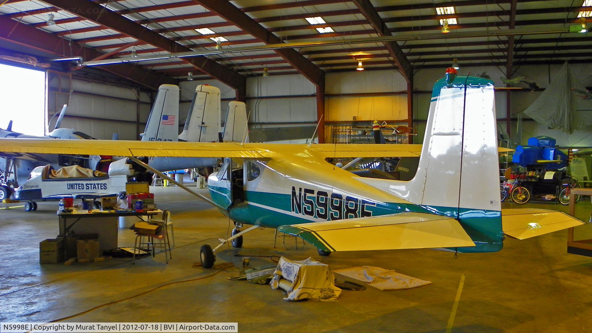 N5998E, 1959 Cessna 150 C/N 17498, In the Air Heritage Museum off of BVI