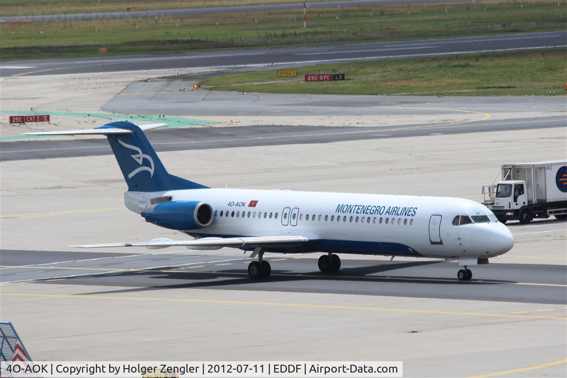 4O-AOK, 1989 Fokker 100 (F-28-0100) C/N 11272, .