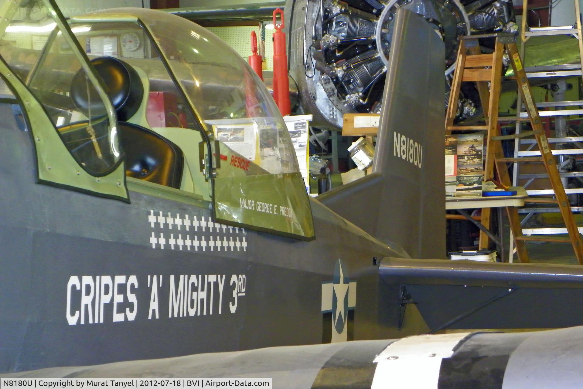 N8180U, 2000 Loehle 5151 Mustang C/N 5151-13086846, At the Air Heritage Museum off of BVI