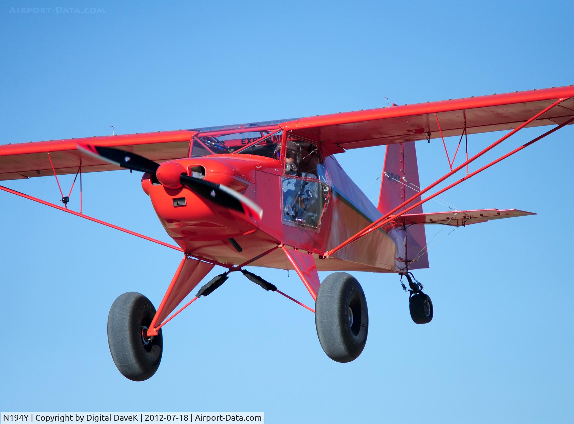 N194Y, Just Aircraft Highlander C/N JA194-01-10, Fairfield departure.