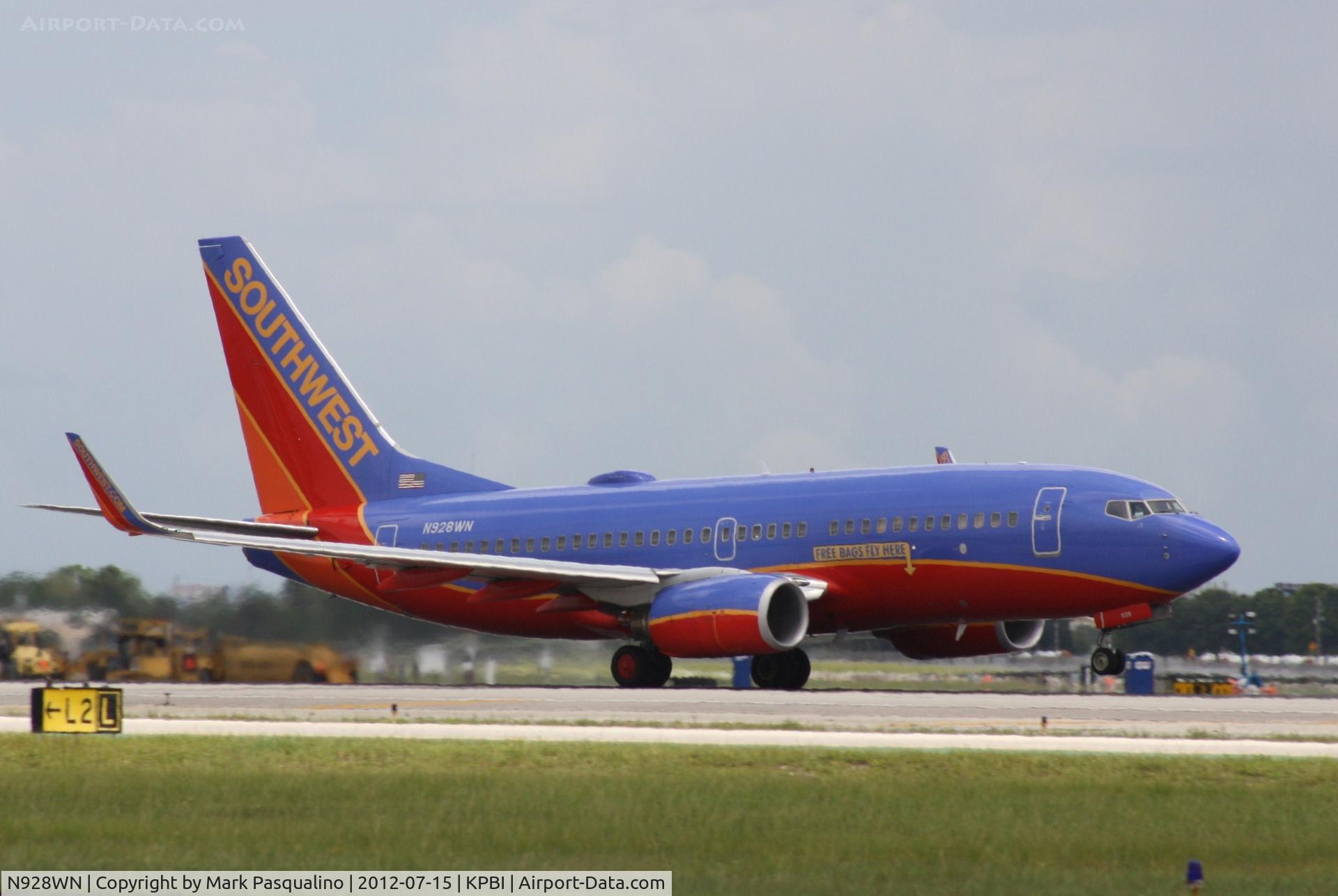 N928WN, 2008 Boeing 737-7H4 C/N 36890, Boeing 737-700