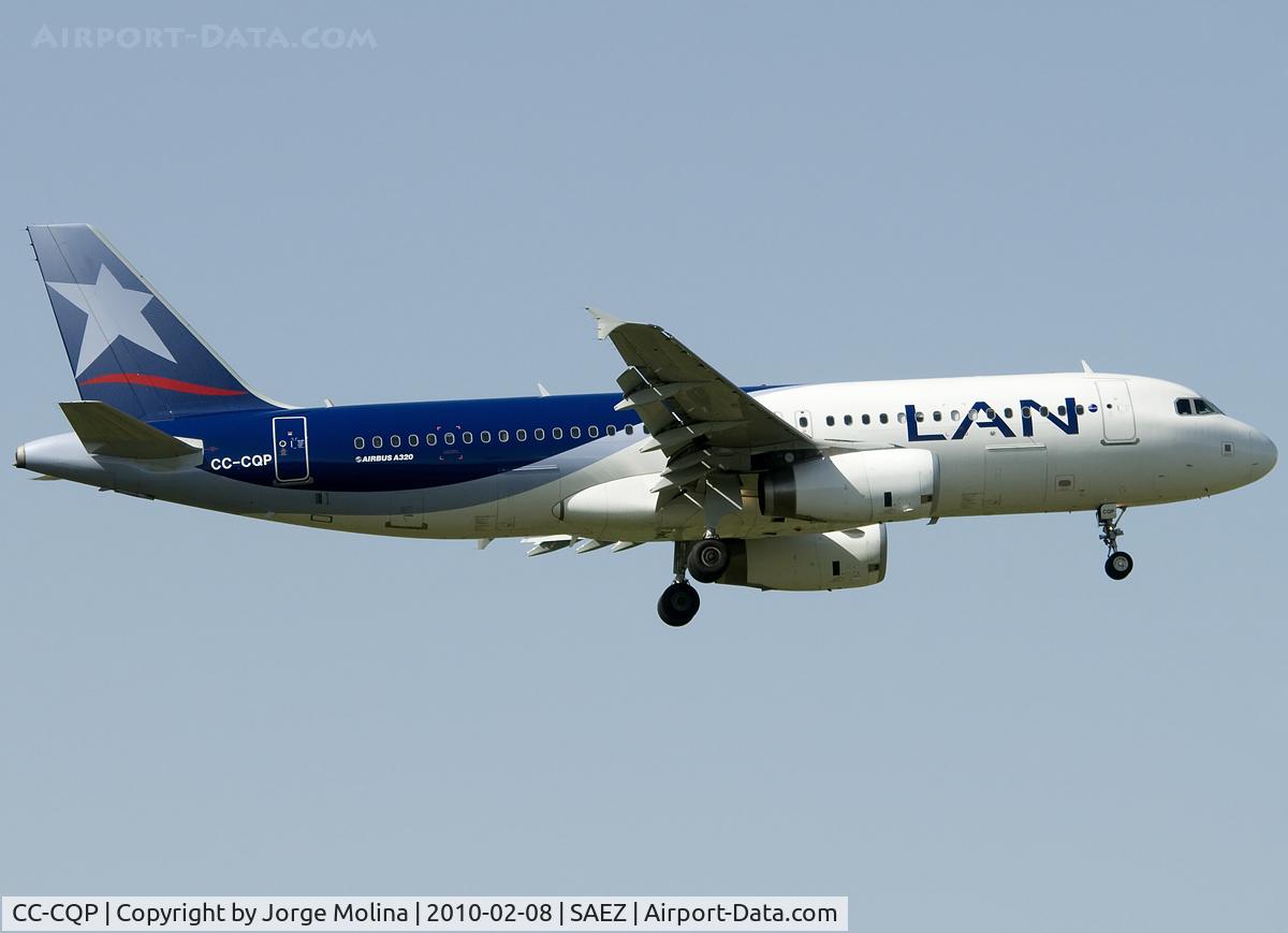 CC-CQP, 2008 Airbus A320-233 C/N 3556, Landing RWY 29.