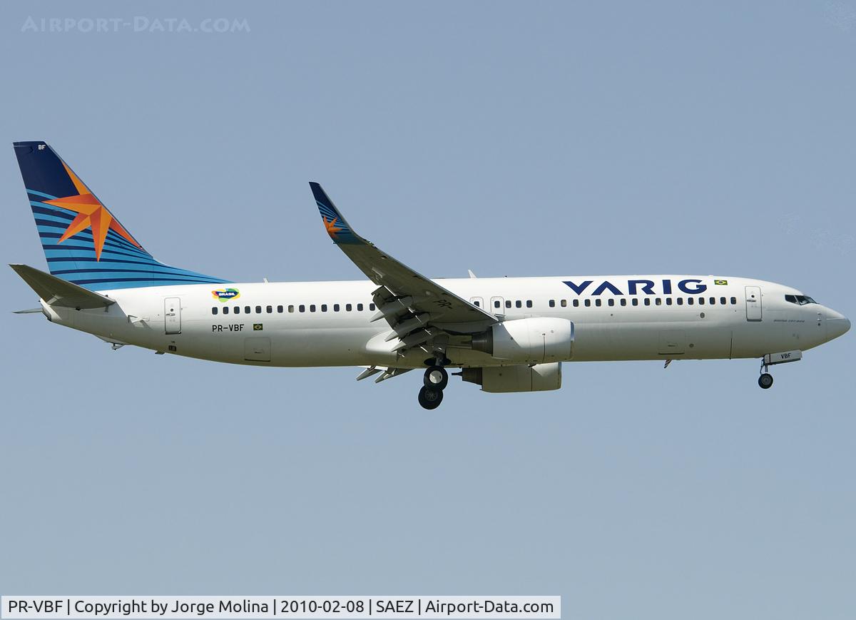 PR-VBF, 2008 Boeing 737-8EH C/N 34276, On final to RWY 29.