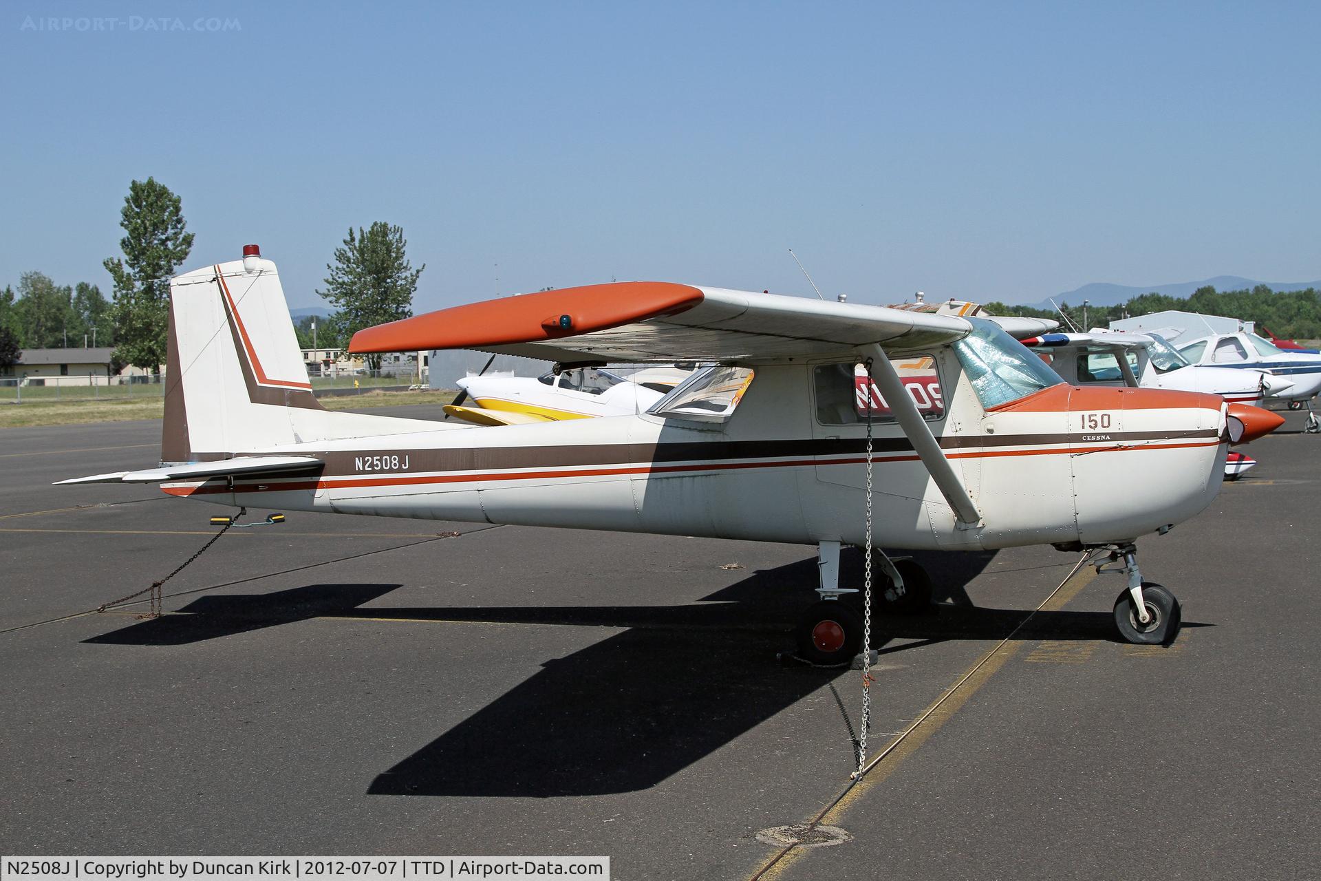 N2508J, 1964 Cessna 150E C/N 15061008, Nice straight-tailed Cessna 150