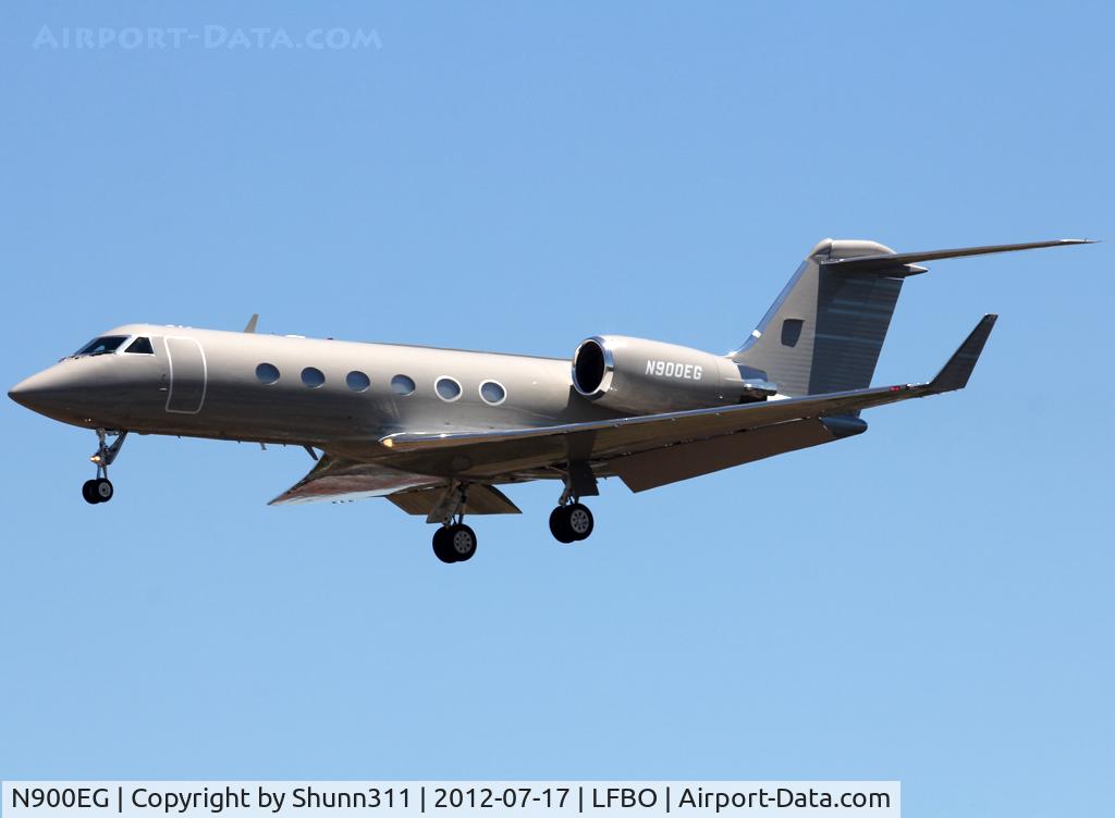N900EG, 1989 Gulfstream Aerospace Gulfstream IV C/N 1101, Landing rwy 32R
