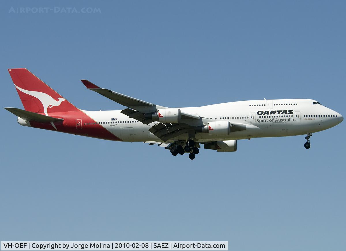 VH-OEF, 2002 Boeing 747-438/ER C/N 32910, 