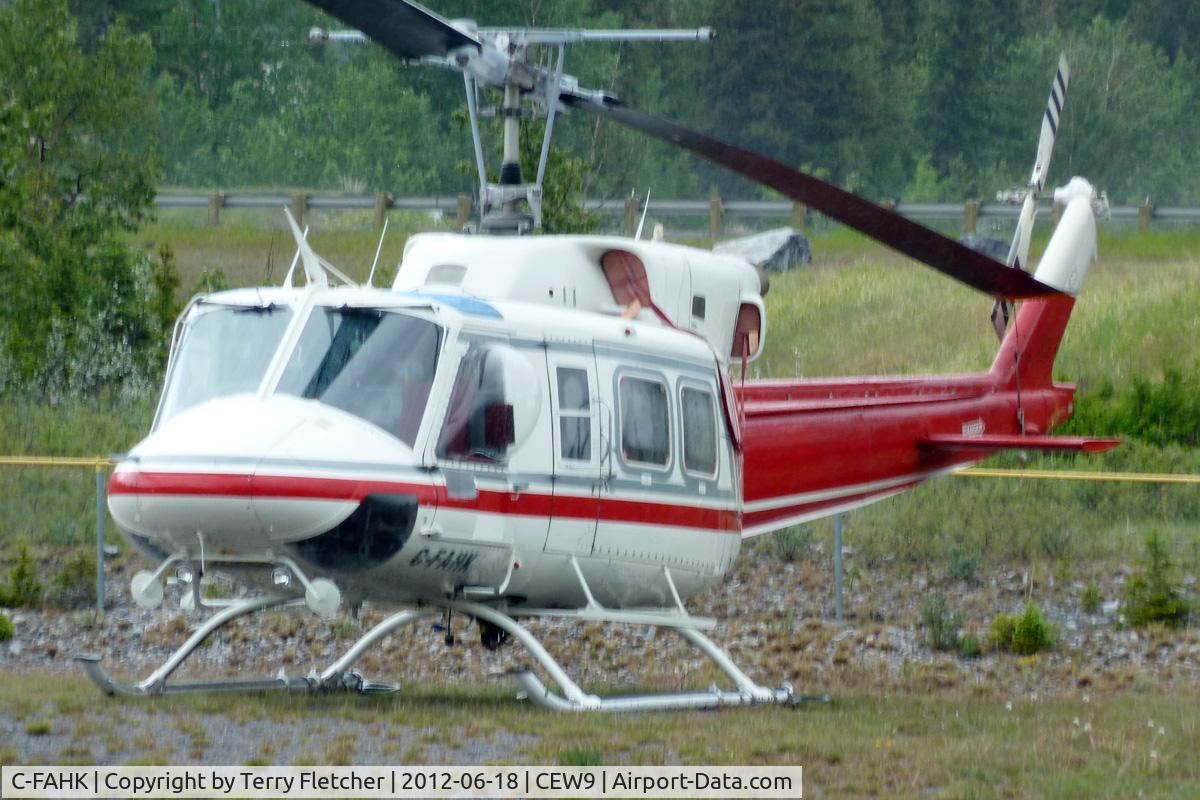 C-FAHK, 1997 Bell 212 C/N 30852, At Canmore Municipal Heliport Heliport , Alberta