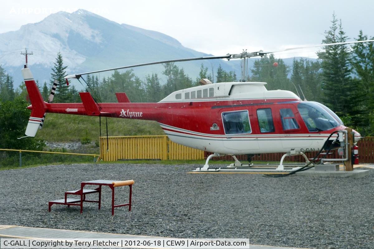 C-GALL, Bell 206L-3 LongRanger III C/N 51015, At Canmore Municipal Heliport Heliport , Alberta