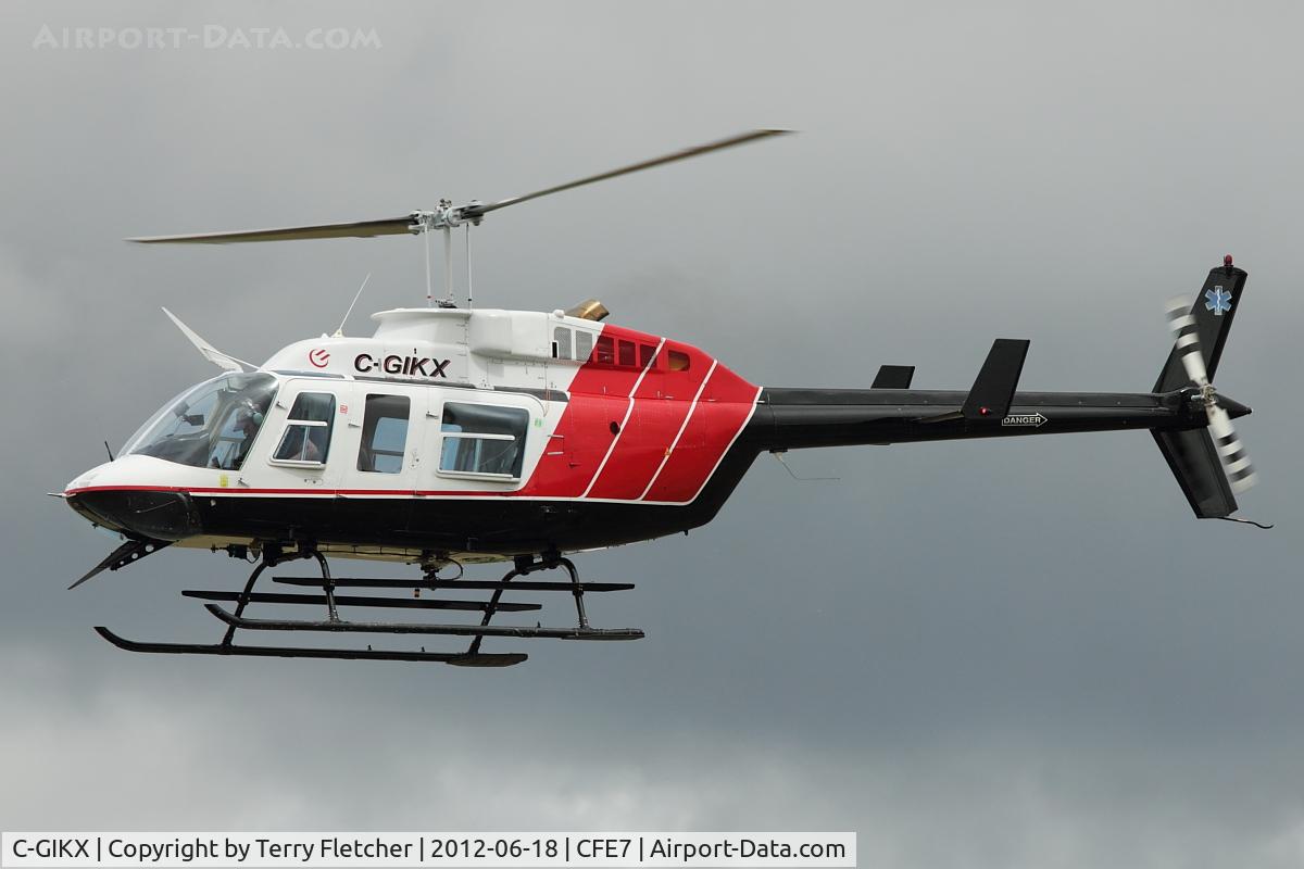 C-GIKX, 1981 Bell 206L-1 LongRanger II C/N 45672, At Kananaskis Village Helistop Airport, Alberta
