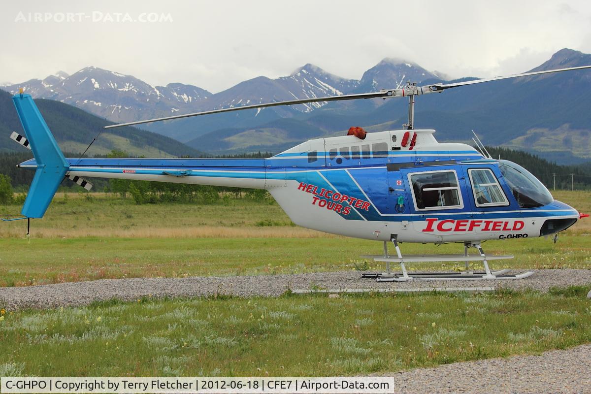 C-GHPO, 1977 Bell 206B JetRanger II C/N 2151, Kananaskis Village Helistop Airport