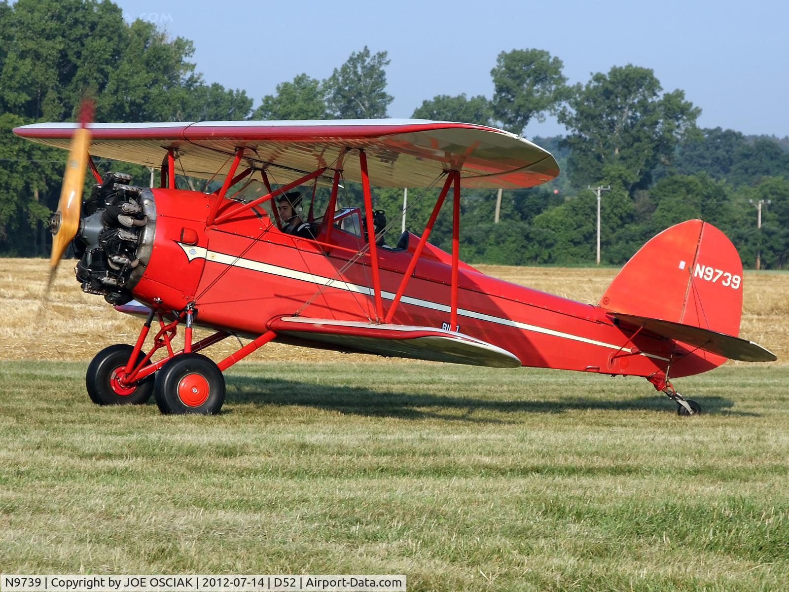 N9739, 1929 Brunner-Winkle Bird BK C/N 1002, @ Geneseo