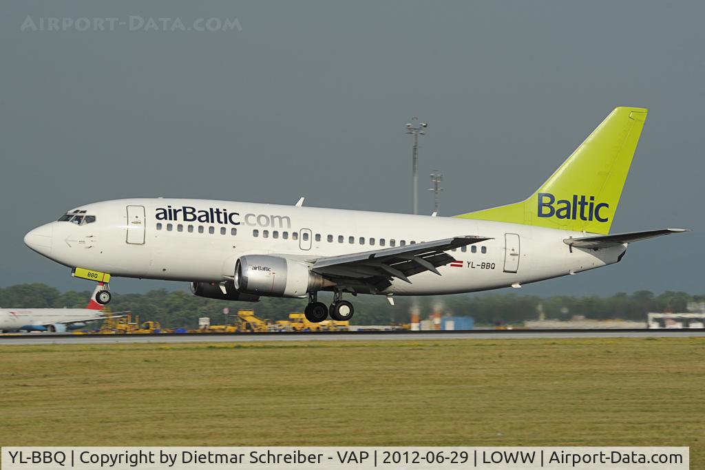 YL-BBQ, 1992 Boeing 737-522 C/N 26691, Air Baltic Boeing 737-500