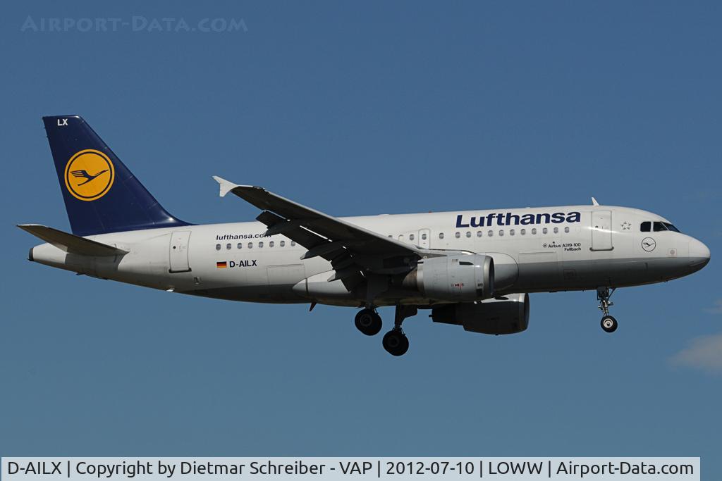 D-AILX, 1998 Airbus A319-114 C/N 860, Lufthansa Airbus 319