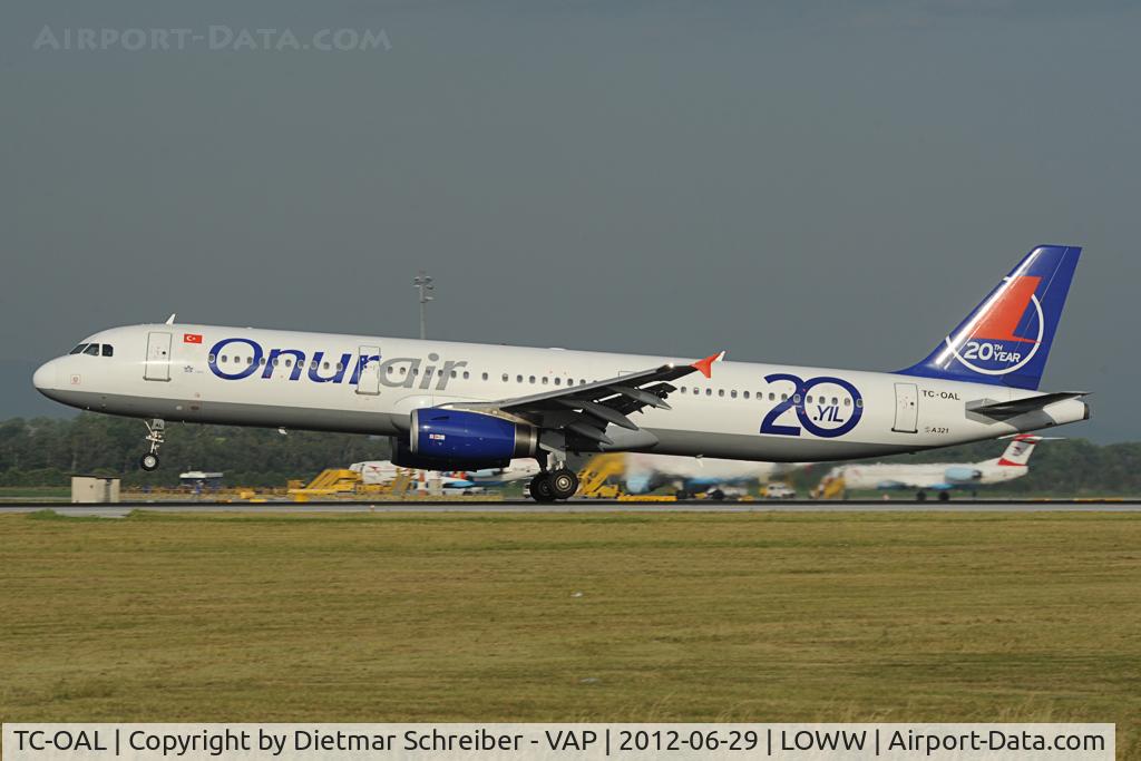 TC-OAL, 1999 Airbus A321-231 C/N 1004, Onur Air Airbus 321