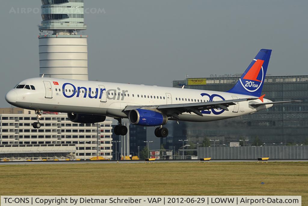 TC-ONS, 1993 Airbus A321-131 C/N 364, Onur Air Airbus 321