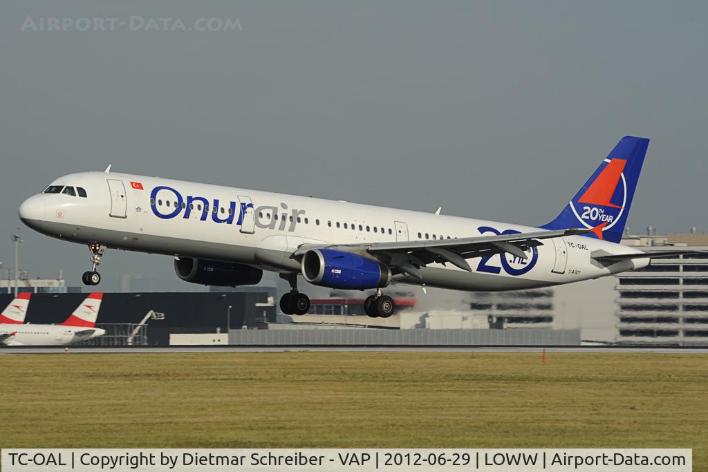 TC-OAL, 1999 Airbus A321-231 C/N 1004, Onur Air Airbus 321