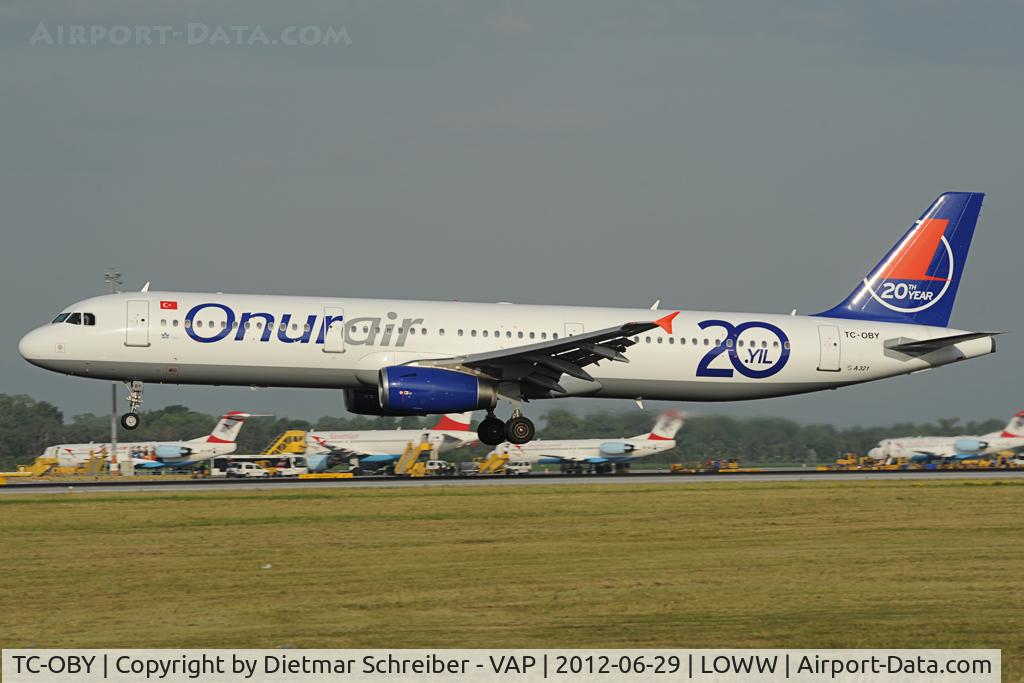 TC-OBY, 1998 Airbus A321-231 C/N 810, Onur Air Airbus 321