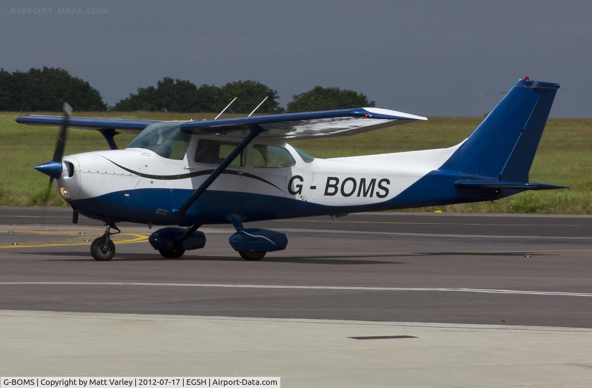 G-BOMS, 1978 Cessna 172N C/N 172-69448, Arriving at SaxonAir.