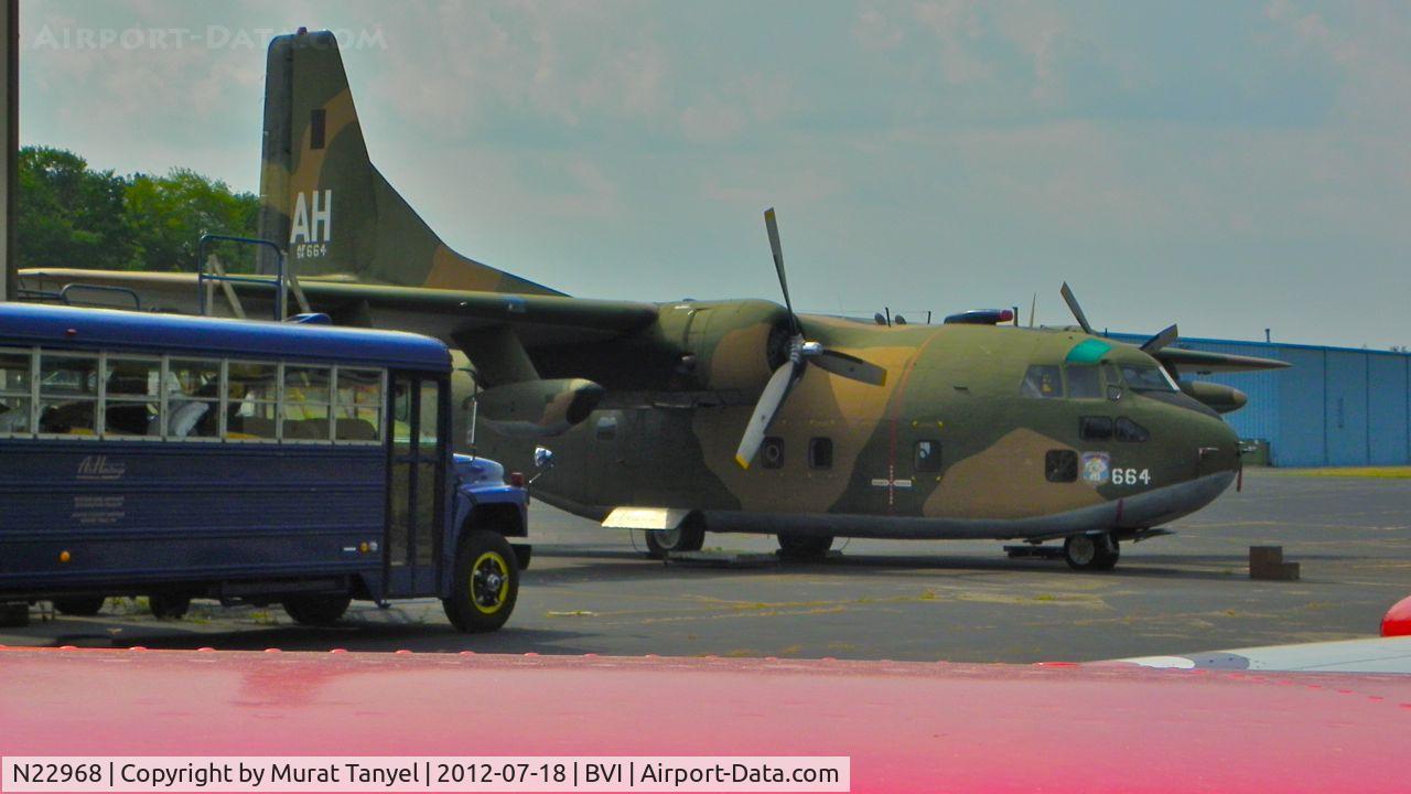 N22968, 1954 Fairchild C-123K Provider C/N 20113, Parked at Air Heritage Museum