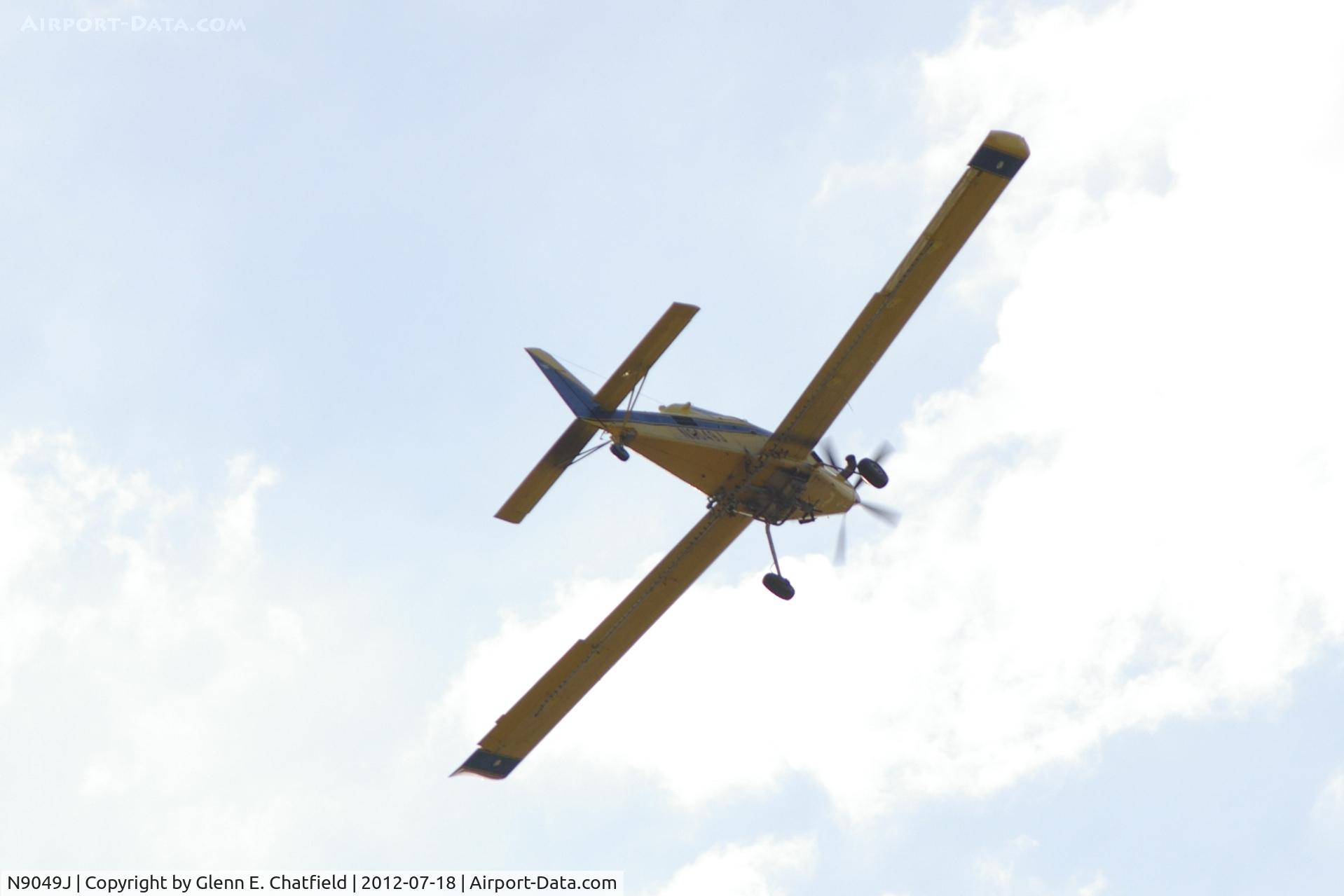 N9049J, 1999 Air Tractor Inc AT-602 C/N 602-0550, Over my house in North Liberty, IA